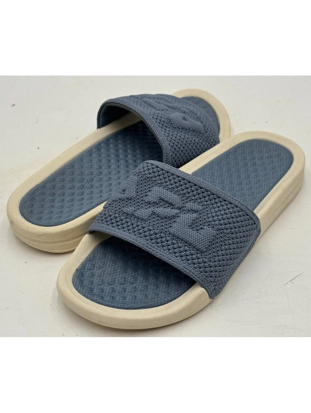 APL Athletic Propulsion Labs Techloom Slide Women's 6 Blue Slip On Sandal 0422XC